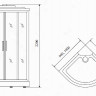 Timo Standart T-1109 P душевая кабина (90*90*220), шт