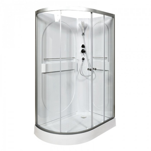 Душевая кабина Deto L602R N (без крыши) 120х80х200 см.