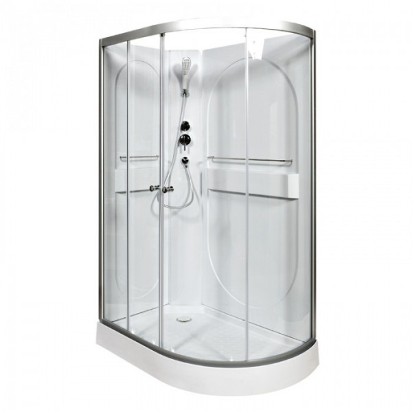 Душевая кабина Deto L602L N (без крыши) 120х80х200 см.