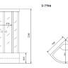 Timo Lux T-7790 душевая кабина (90*90*220), шт