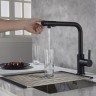 Смеситель для кухни с подключением фильтра Timo Hette 1026/03F черный