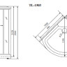 Timo Lux TL-1503 душевая кабина (102*102*230), шт