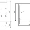 Timo Lux TL1505 душевая кабина (148*82*220), шт