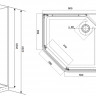 Timo Premium ILMA 709 душевая кабина (90*90*222)