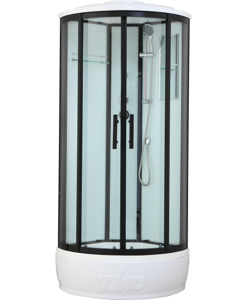 Timo Standart T-6680 Black душевая кабина (80*80*220), шт