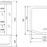 Timo Comfort T-8850 Clean Glass душевая кабина (150*88*220), шт